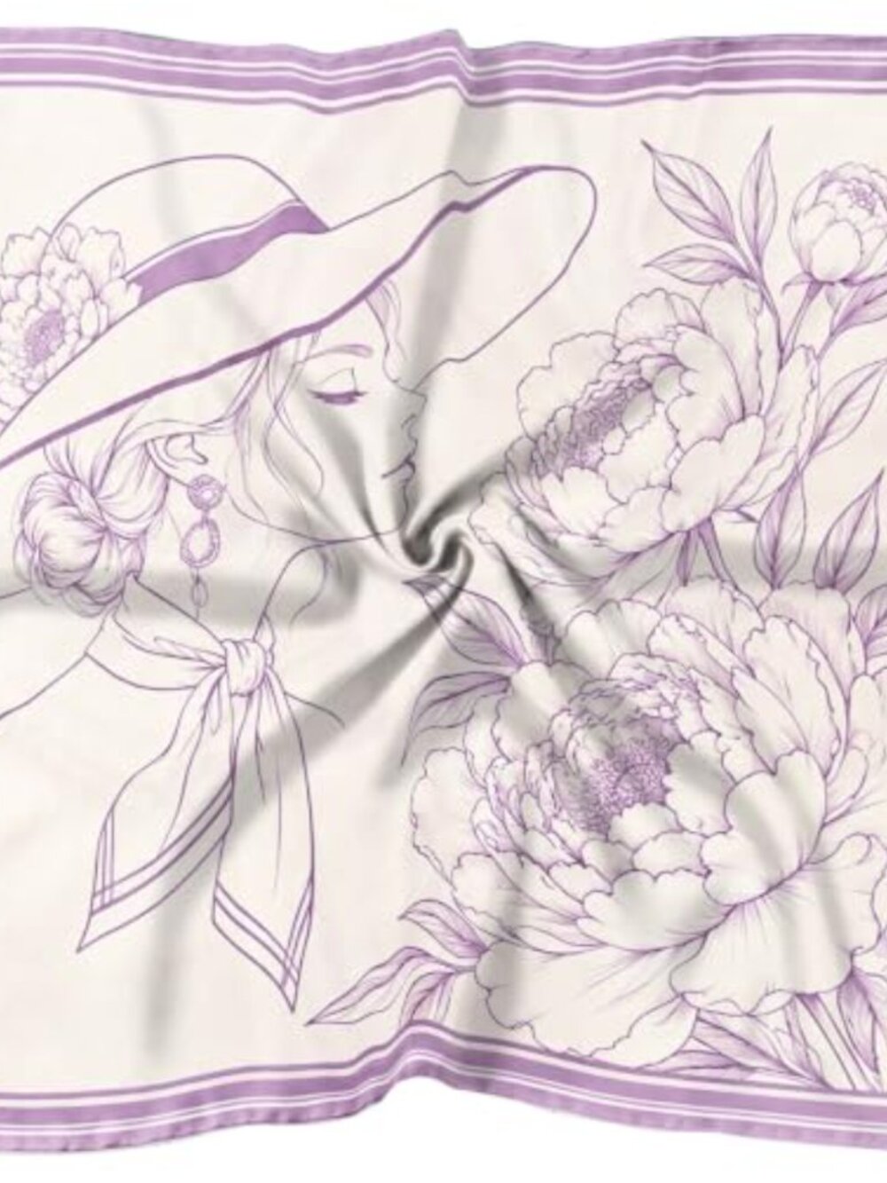 27.5" Silky Satin Silk Hair Scarf Neck Head Scarves Purse Bag Scarf Handbag